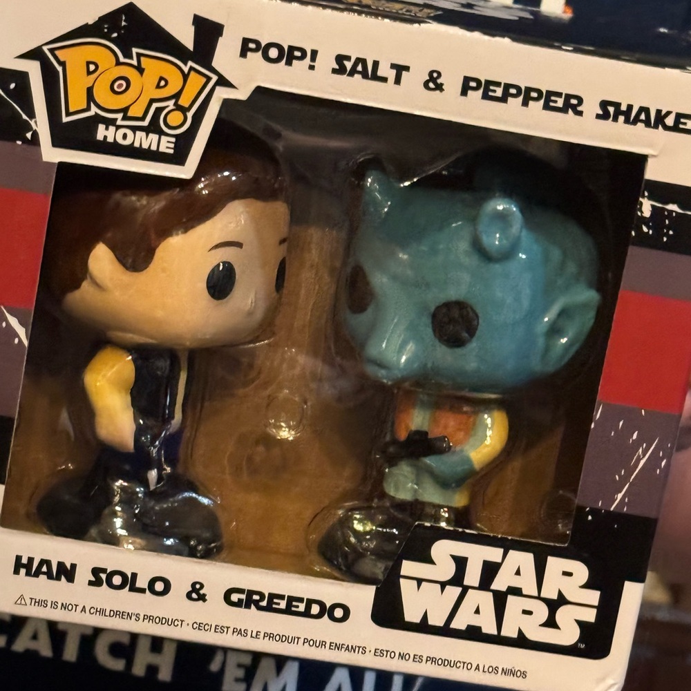 Funko Pop! Home Han Solo & Greedo Salt and Pepper Shakers